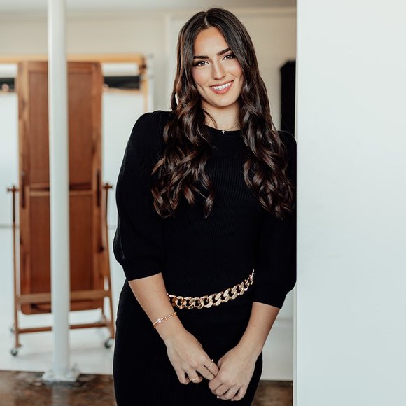 Brielle Puff Sweater Dress - Picture 4 of 5